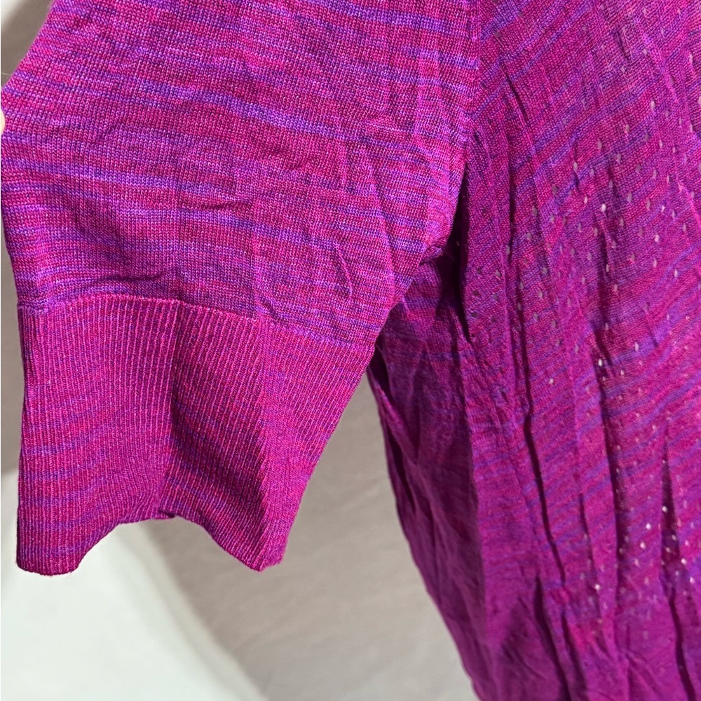 Torrid Long Purple Cardigan Sweater with 3 Button Closure Front Size 1 (14-16) - Picture 4 of 8